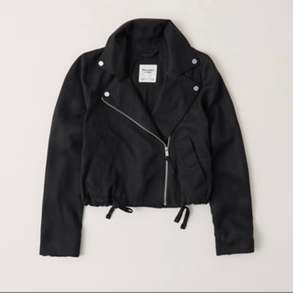Abercrombie & Fitch Drapey Moto Jacket